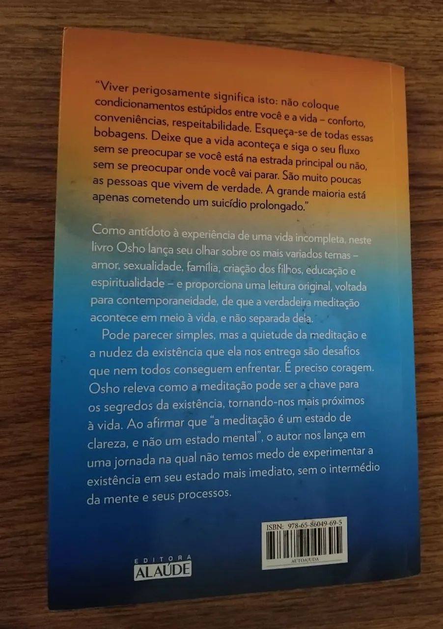Livro "Vivendo Perigosamente" Osho - Foto 2