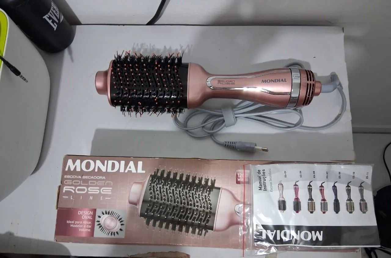 Escova Secadora Mondial Golden Rose
