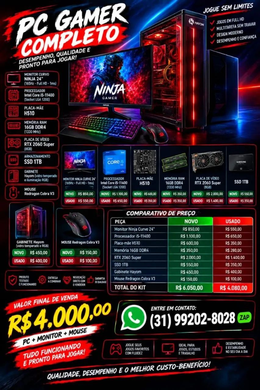 PC gamer completo