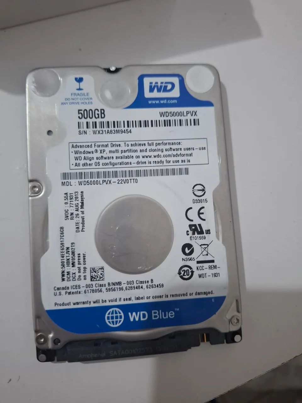 HD WD Blue.