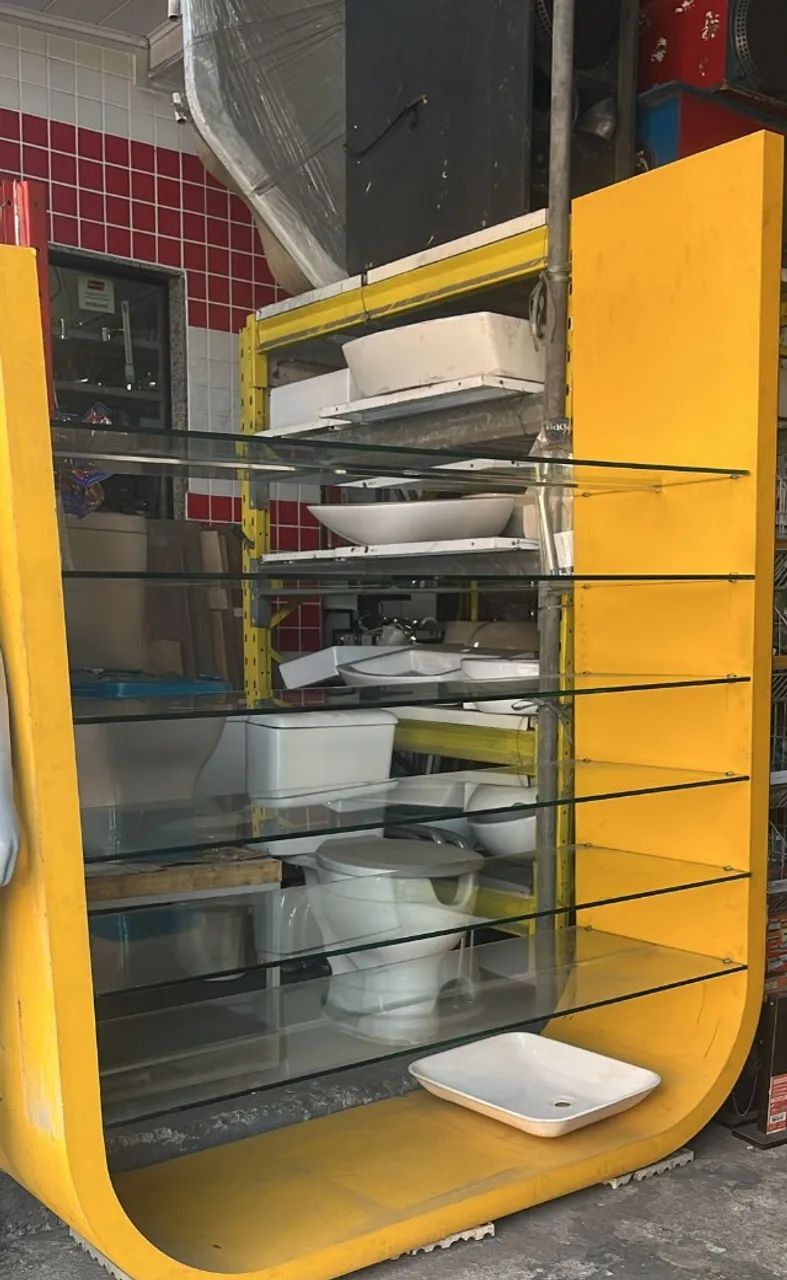 Prateleiras de vidros para Comércio