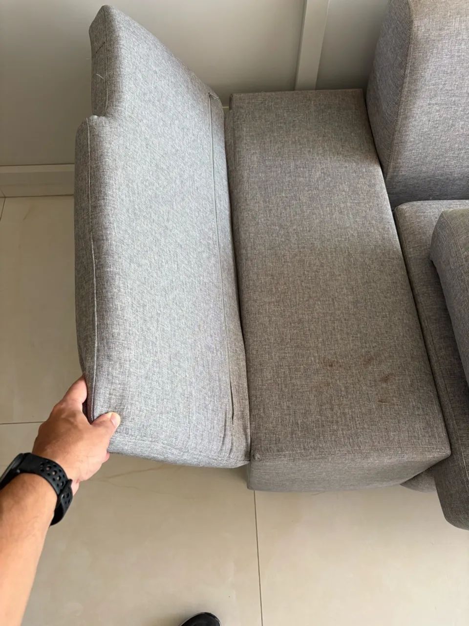 Sofá Linho 2 Lugares - Foto 4