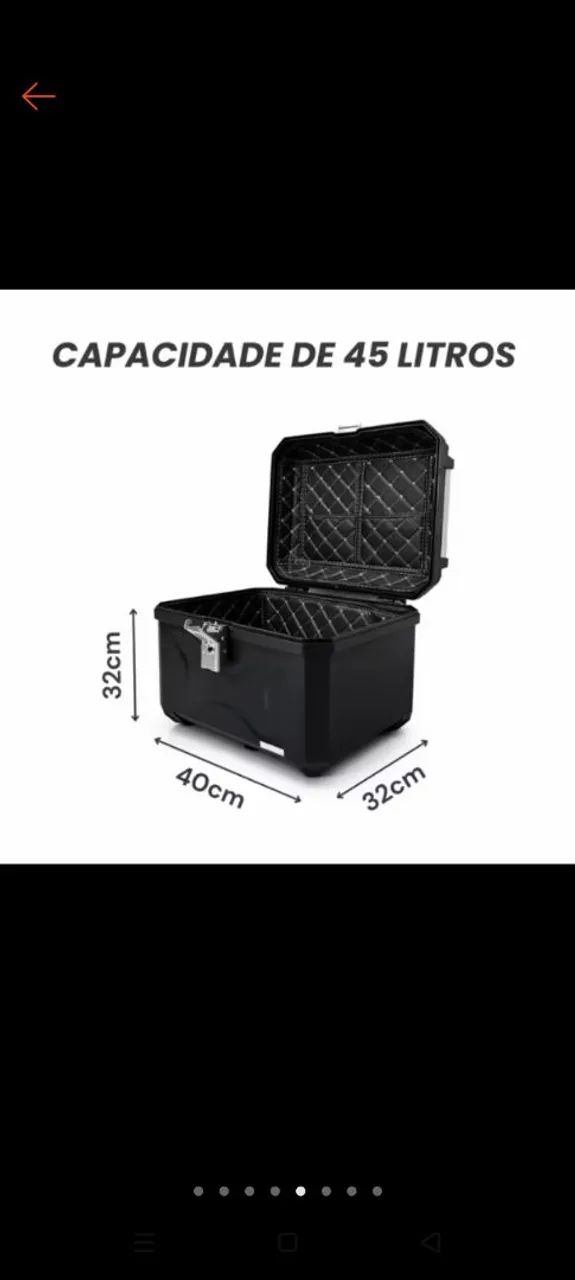 Baú de 45 litros  - Foto 2