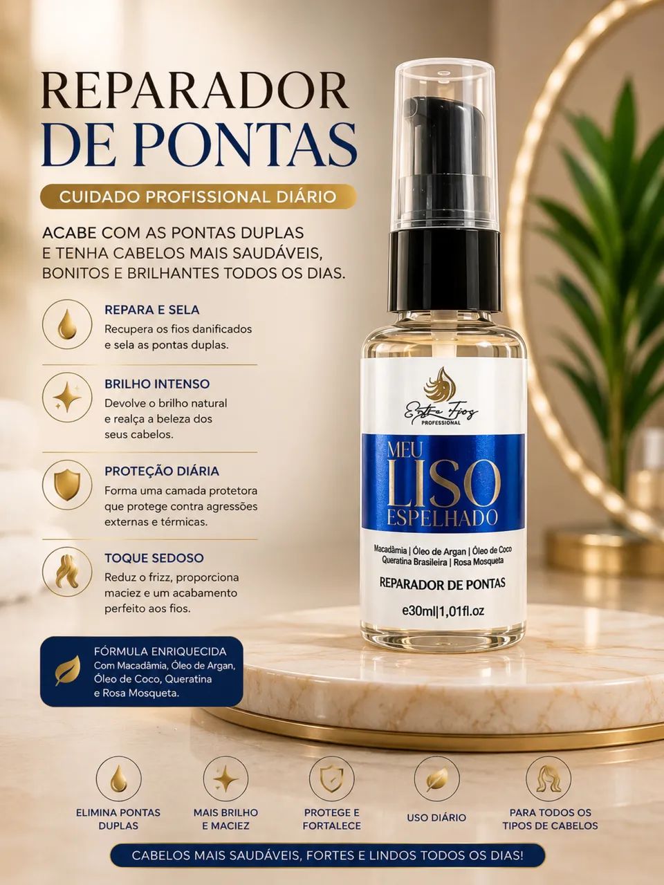 Reparador de pontas profissional 