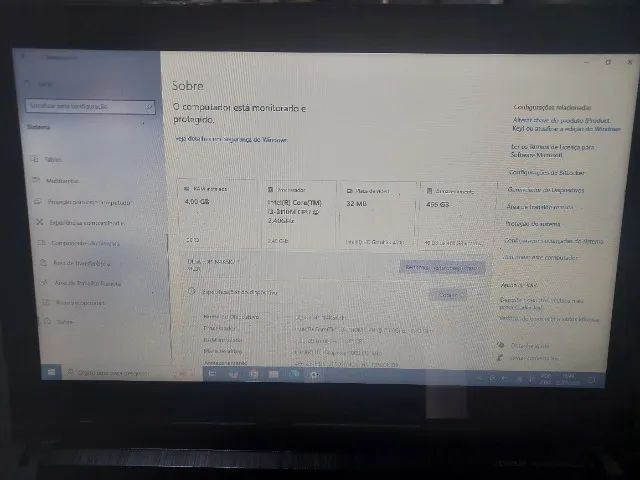 Notebook Lenovo com Windows 10, Só Usar (LEIA A DESCRIÇÃO) - Foto 4