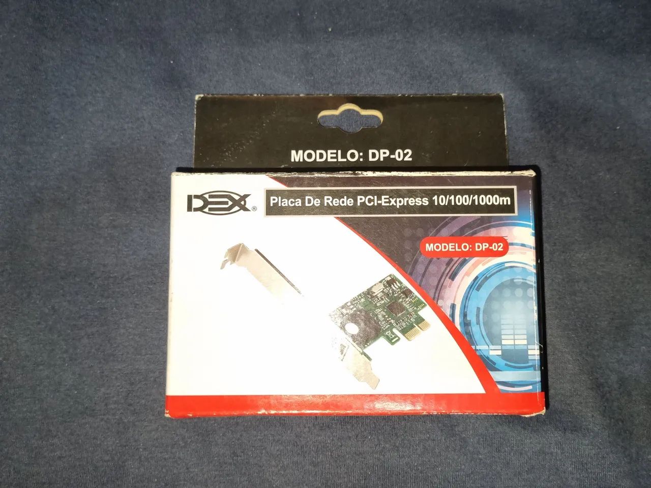 Placa de Rede PCI-Express Gigabit DEX DP-02 10/100/1000 Mbps - NOVA - Foto 5