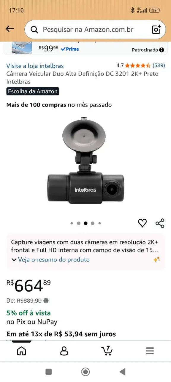 Câmera para carro - Foto 2