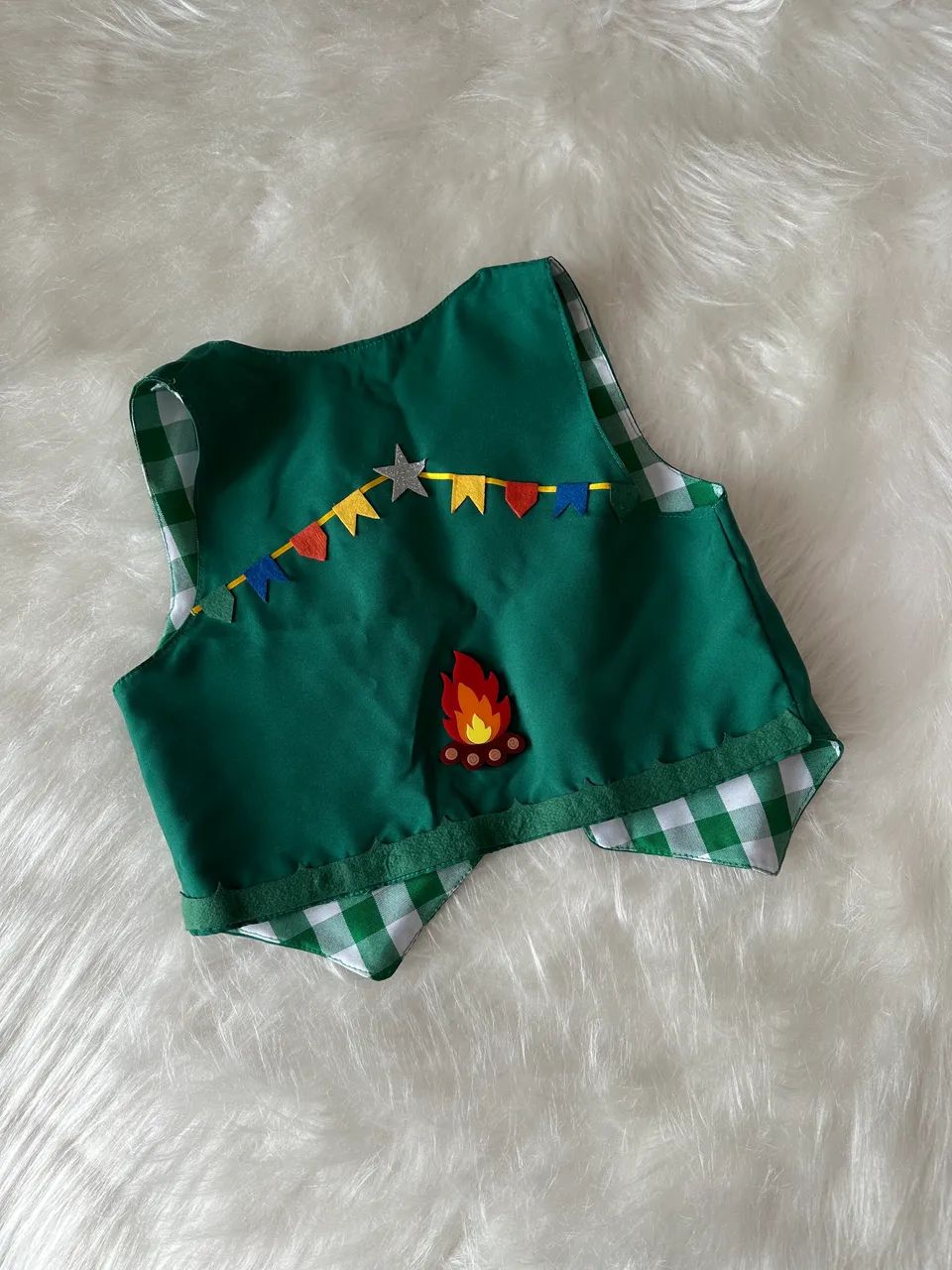 Camisa xadrez e colete  - Foto 4