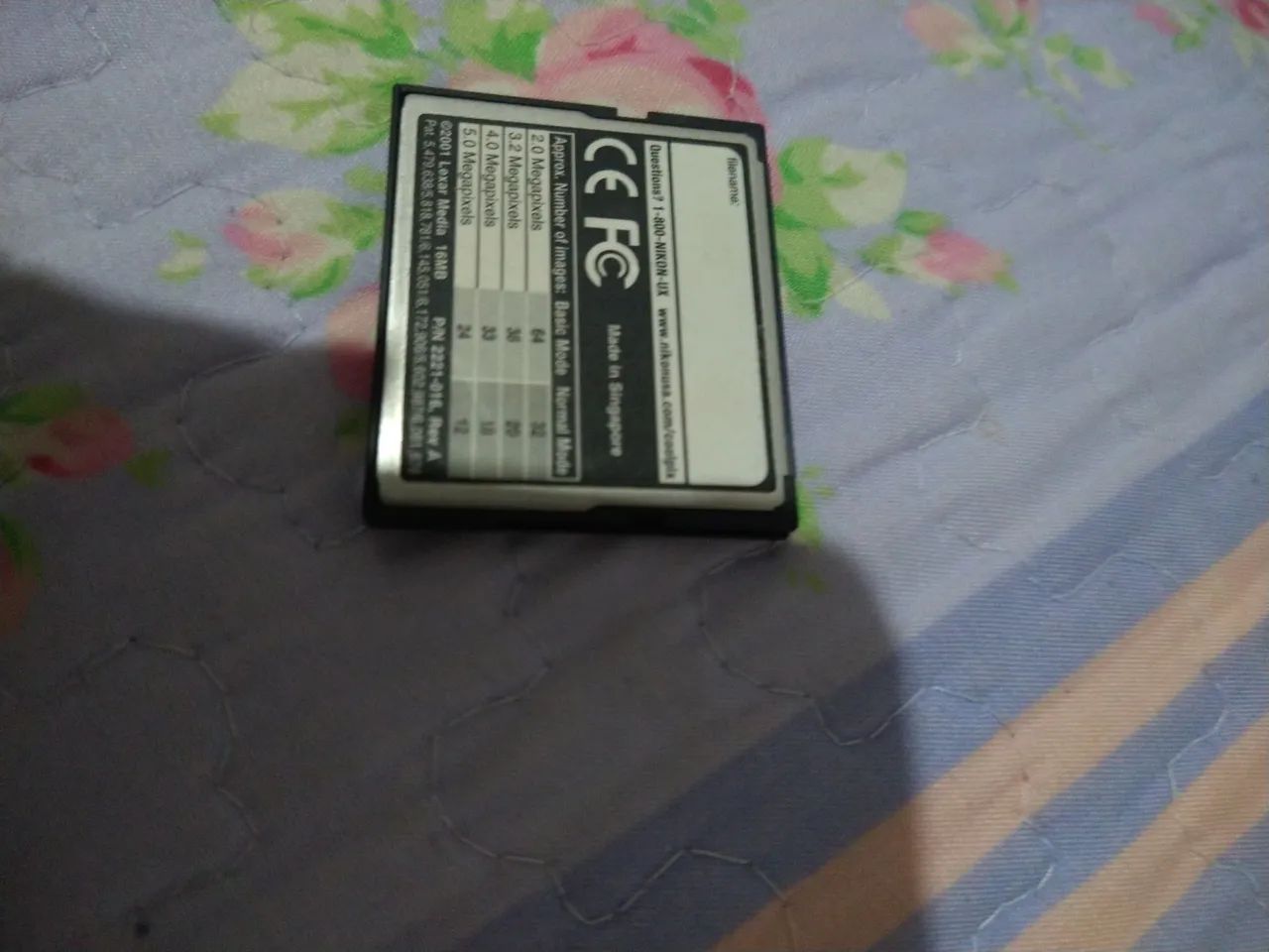 CompactFlash Lexar Nikon Coolpix Starter Memory Card 16Mb - Foto 2
