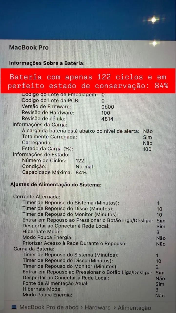 MacBook Pro 14 M1 Pro 16GB 512GB Tela XDR Completo Caixa