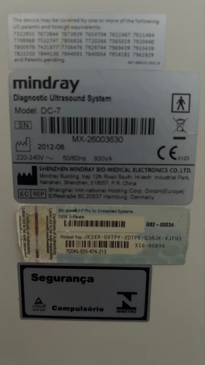 APARELHO ECODOPPLER - MINDRAY DC-7 - Foto 4