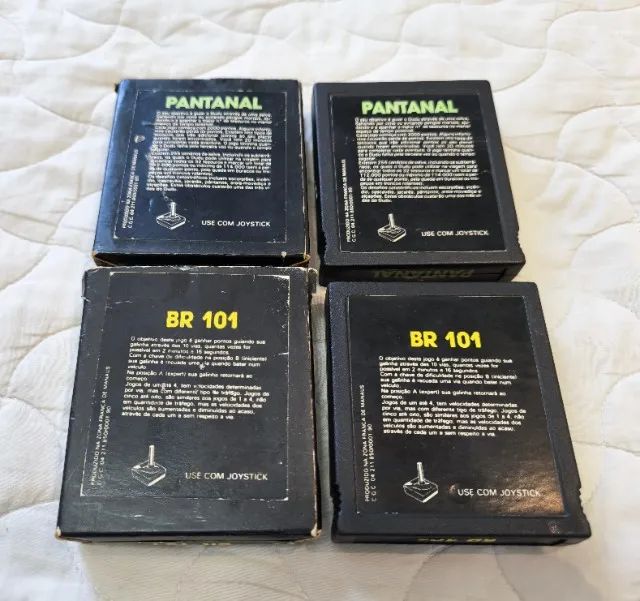02 Jogos Cartuchos DISMAC Atari 2600 com Caixa - Foto 2