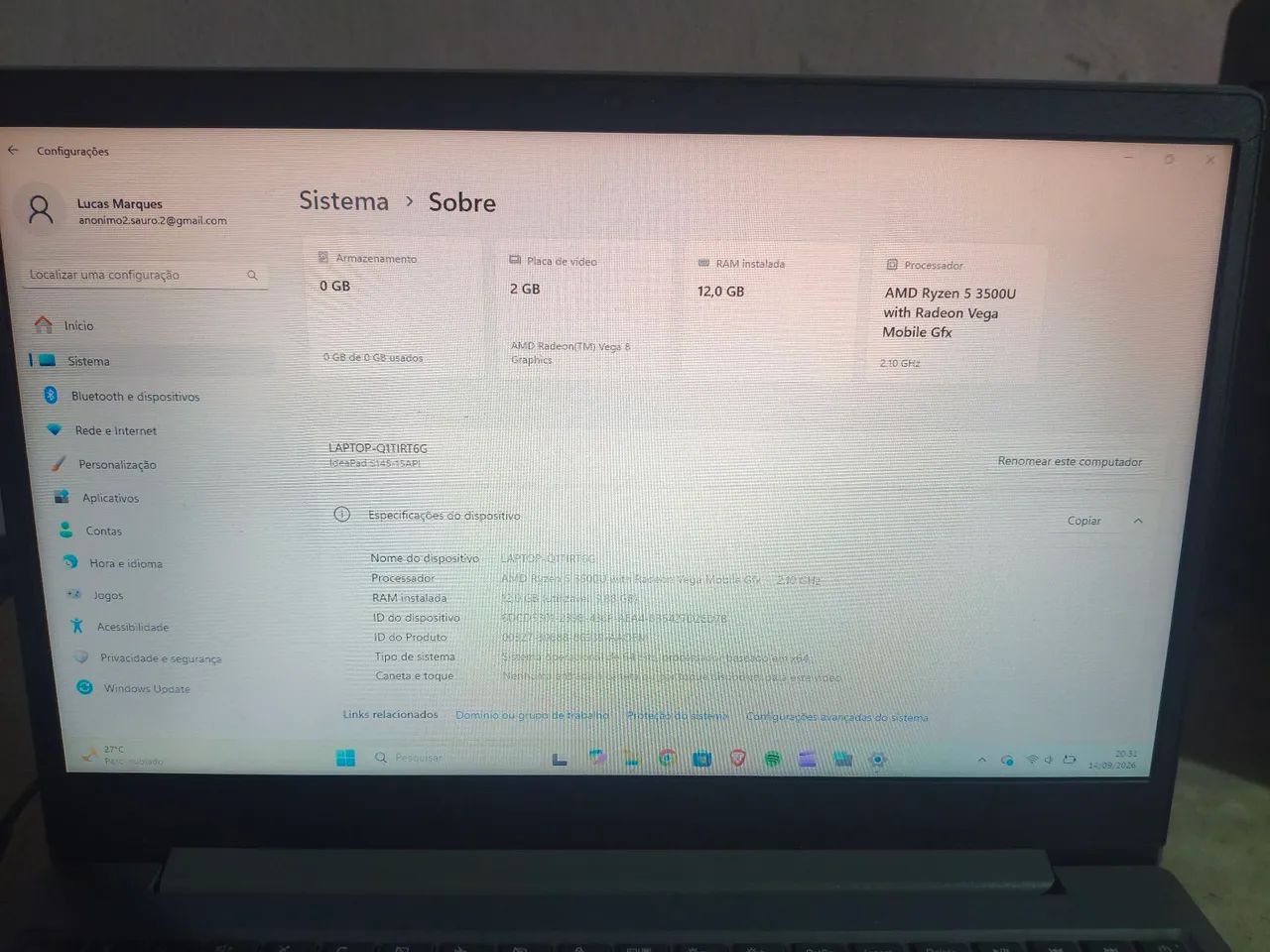 Notebook Lenovo ideapad S145 - Foto 3