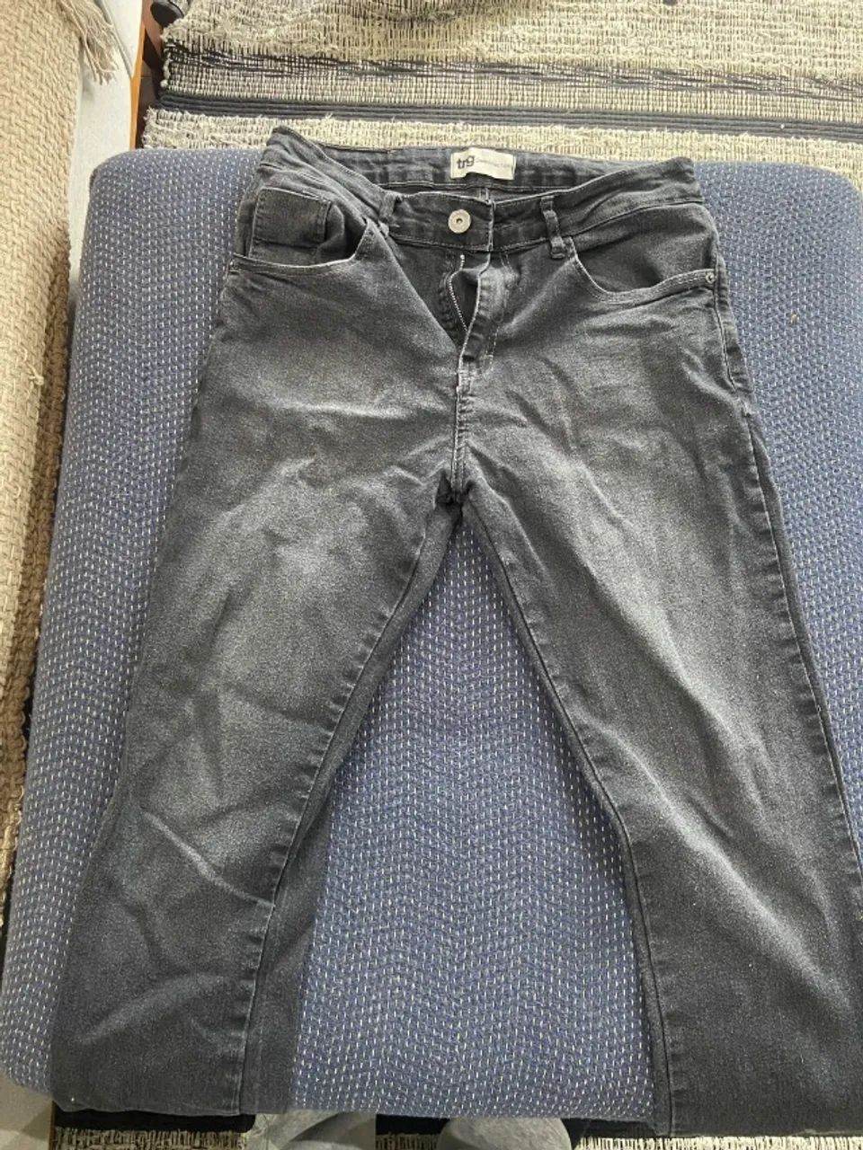 calça jeans tng cinza 40