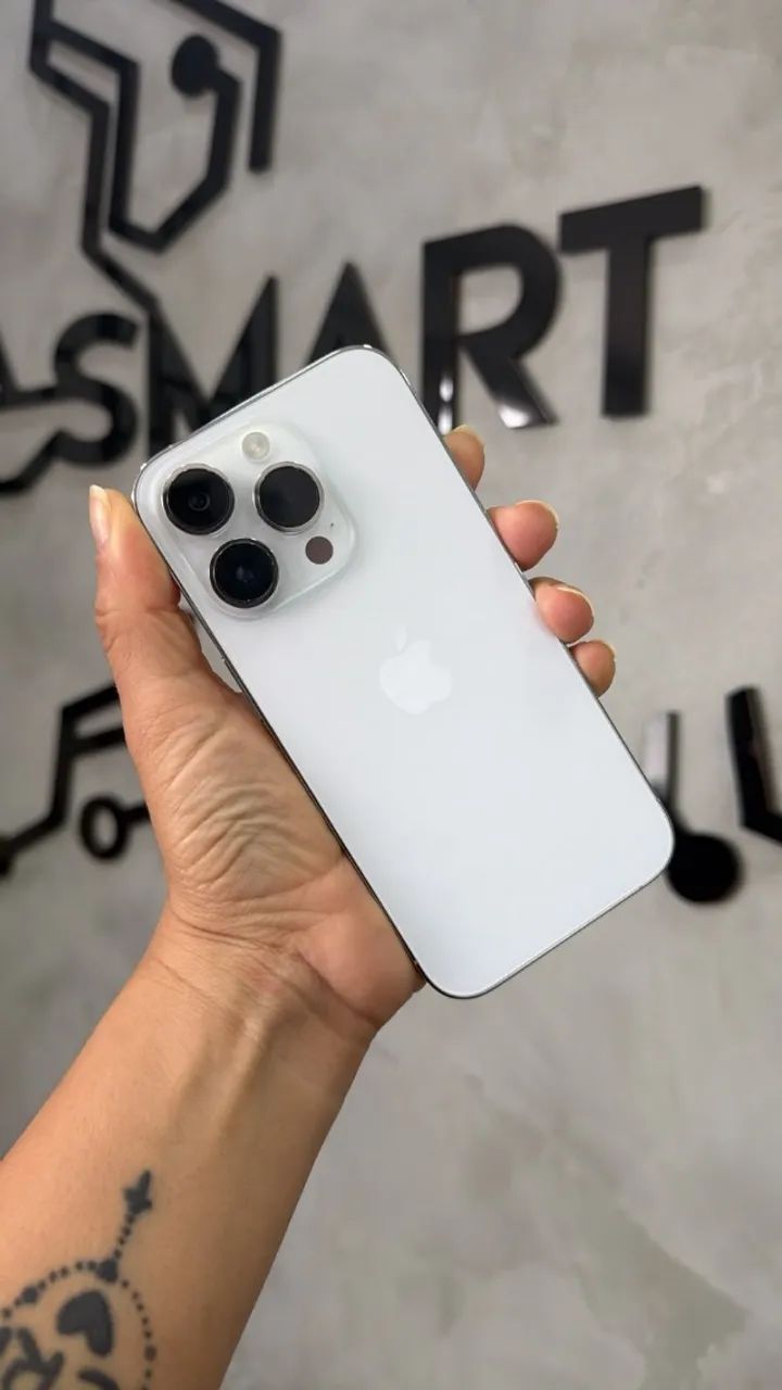 iPhone 14 Pro Silver 128B (Nota e 3 meses de garantia)