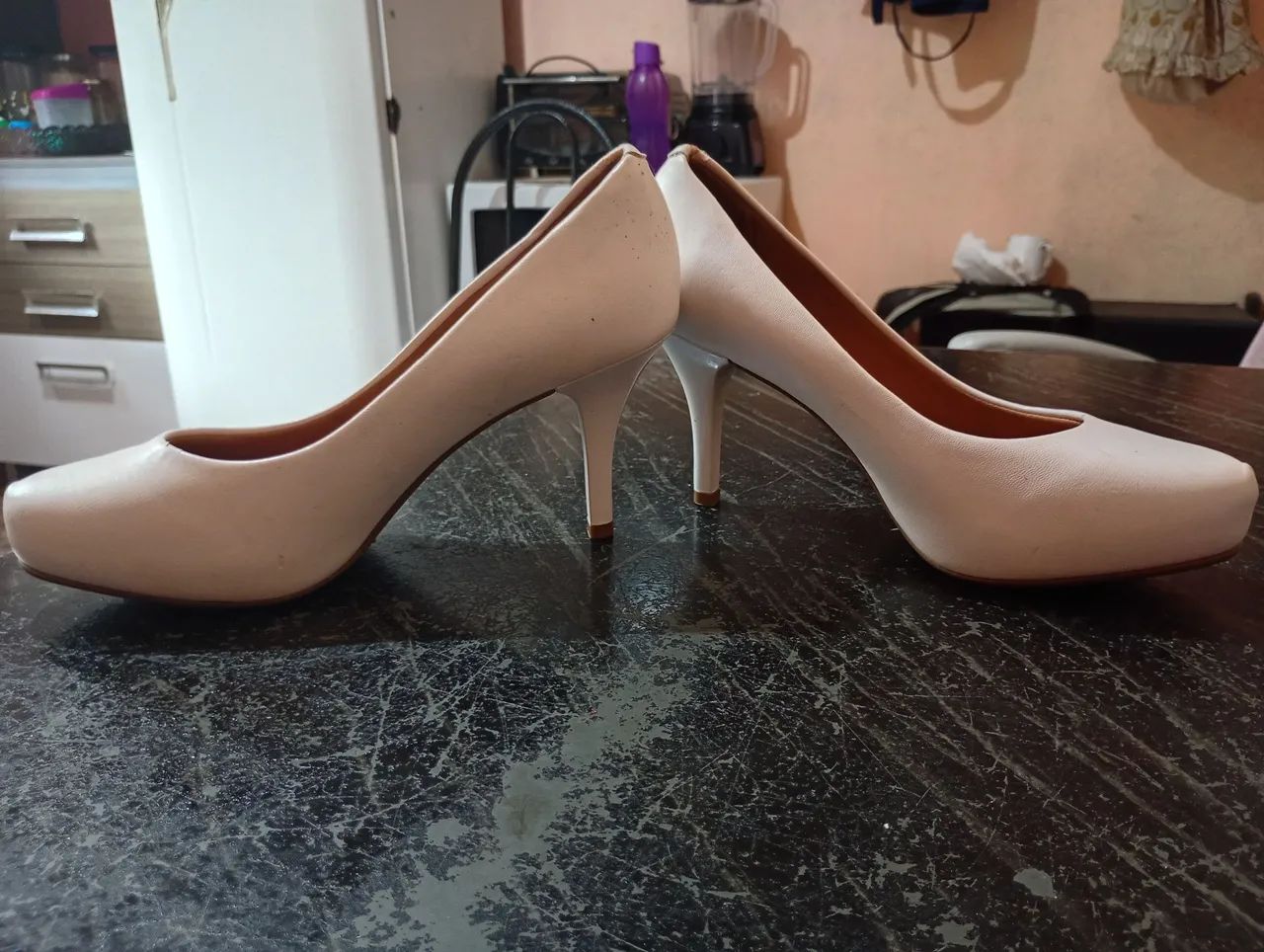 Sapato feminino vizzano - branco  - Foto 4