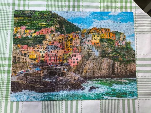 Quebra-Cabeça 500 Peças Bella Itália - Cinque Terre - Toyster - Foto 2