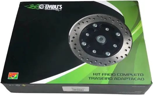 Kit Freio a Disco Traseiro Completo Embus Titan Fan 150 2004 a 2014 - Foto 5