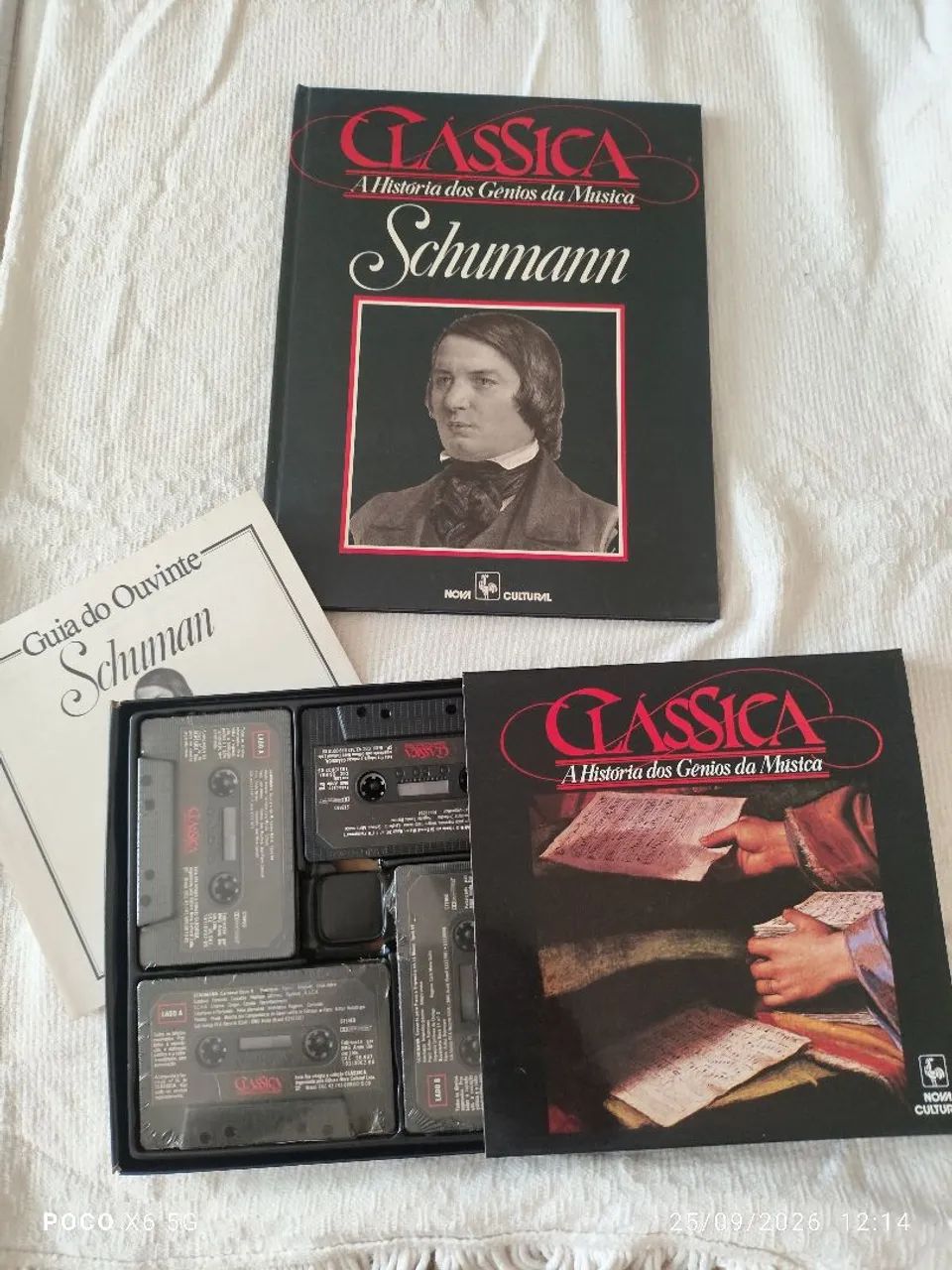 Schumann- Box de fita cassete com livreto