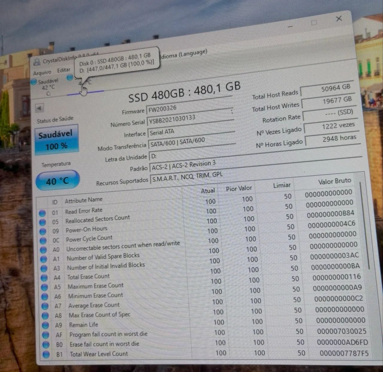 SSD 480 sata lll  - Foto 2
