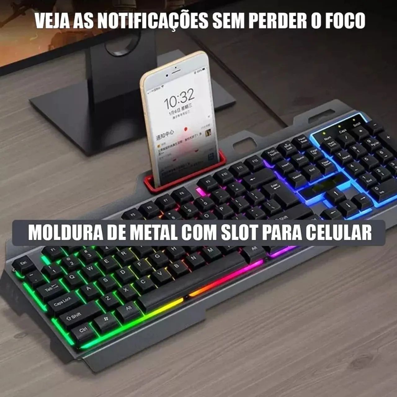 Teclado gamer semi mecânico  - Foto 2