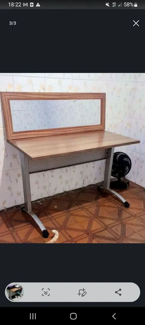 Mesa escritório seminova 