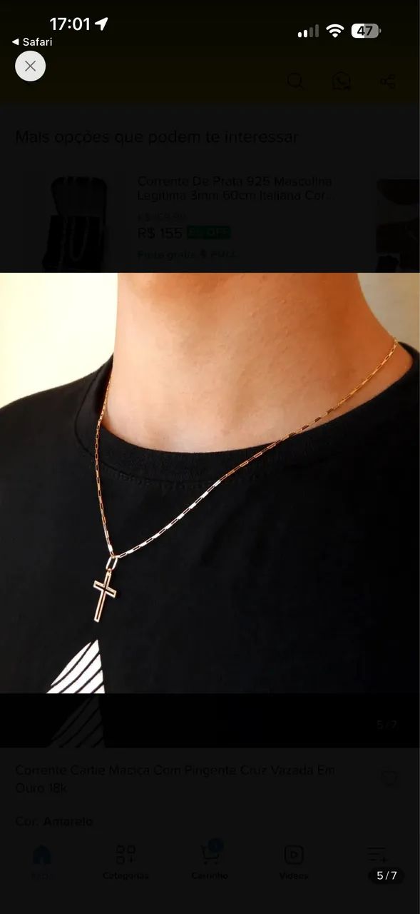 Cordão de ouro 18 k - Foto 2