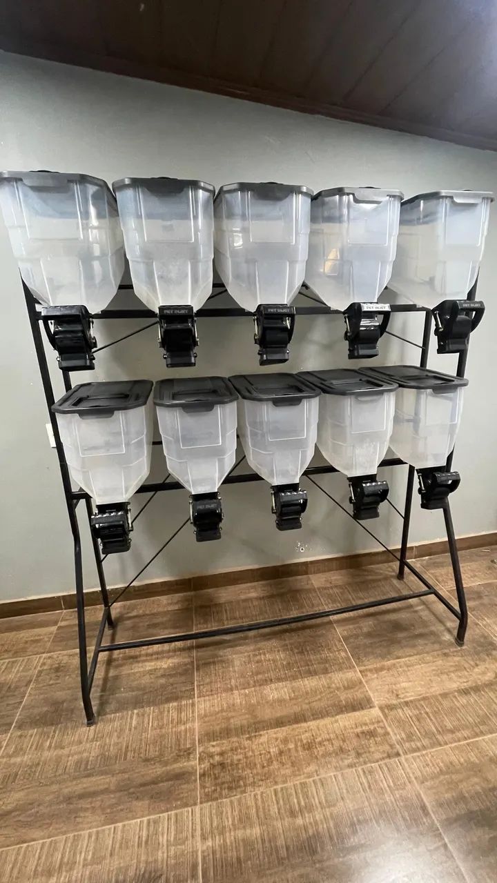 Pet Food Display Stand