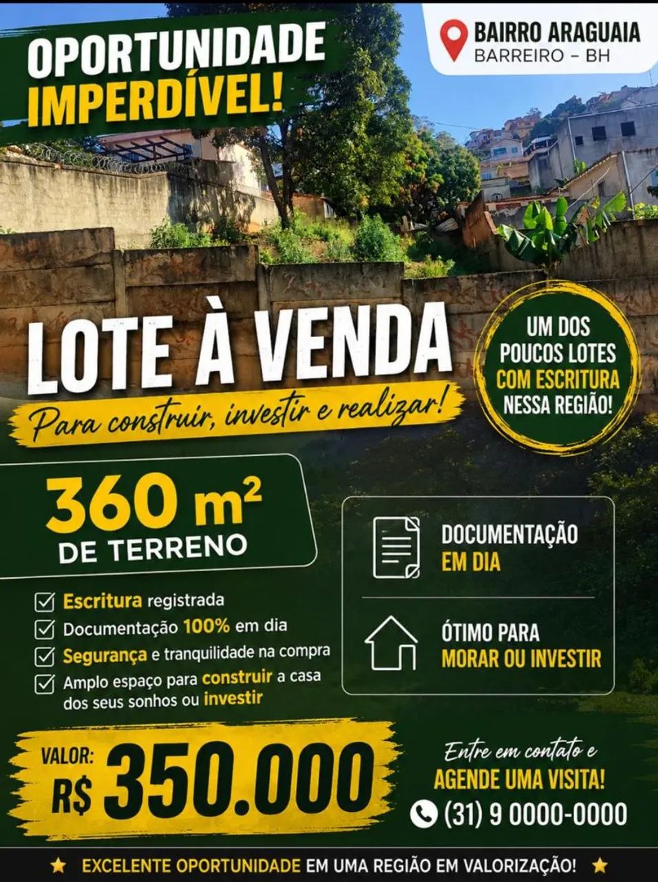 Lote bairro Araguaia  - Foto 3