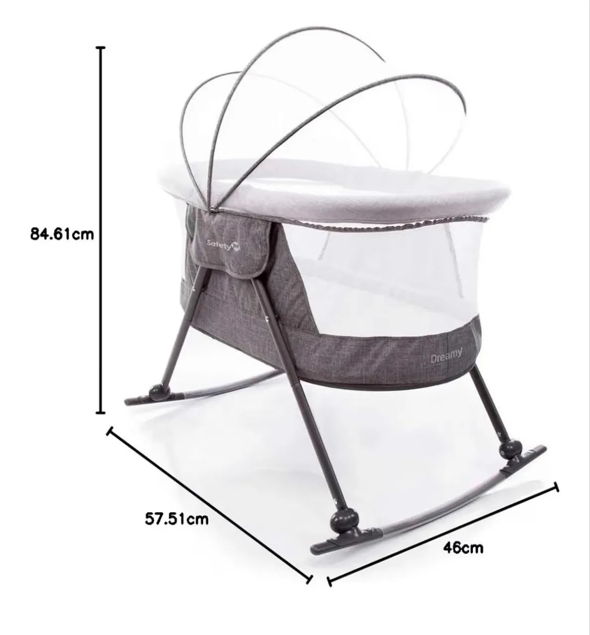 VENDO Moisés Safety 1st, Dreamy, 0 a 9kg, Grey - Foto 5