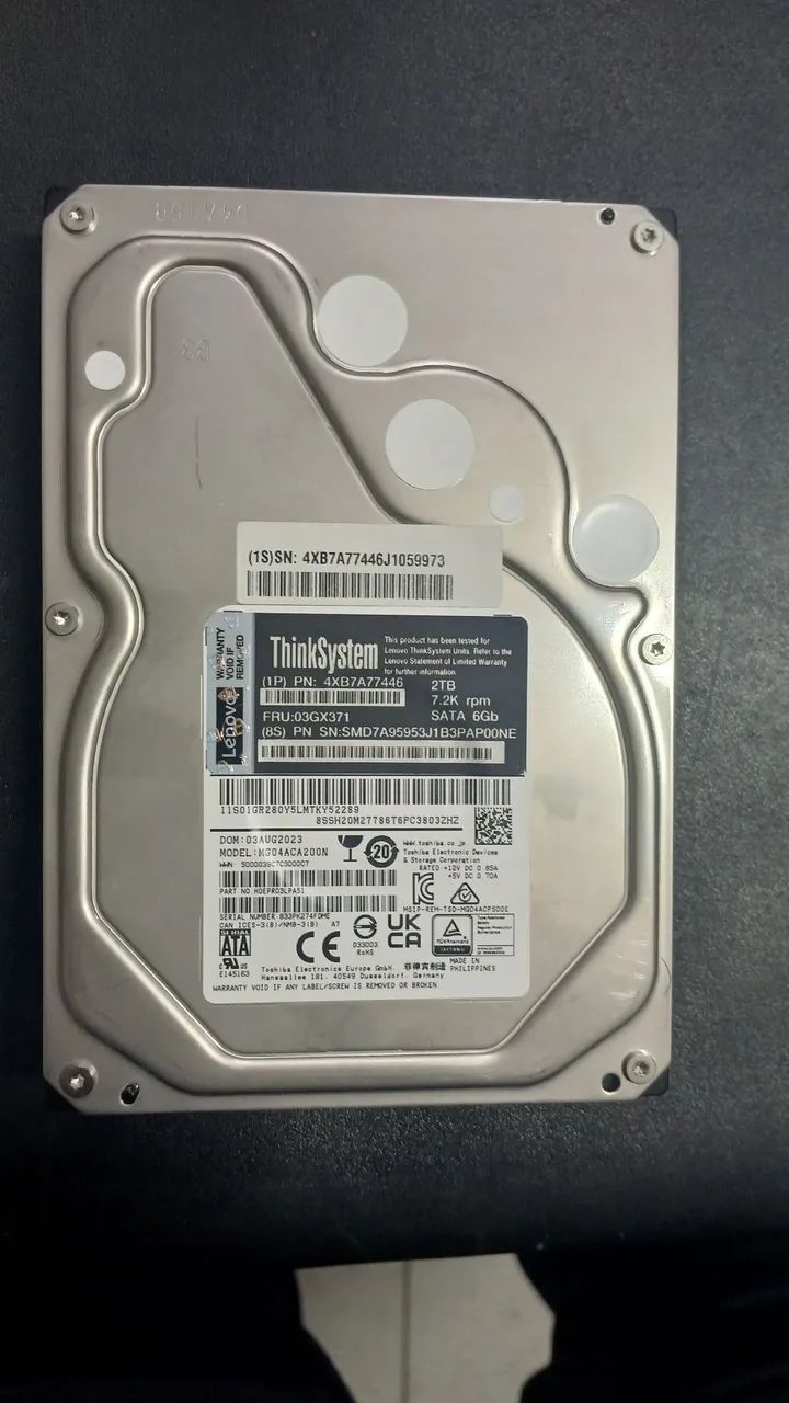 HD 2tb ThinkSystem