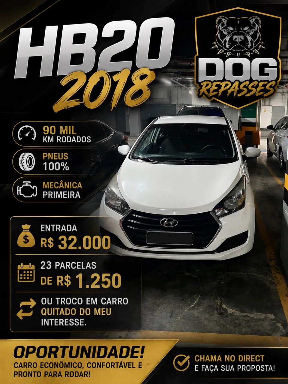 Hyundai HB20 Comf./c.plus/c.style 1.0 Flex 12V 2018