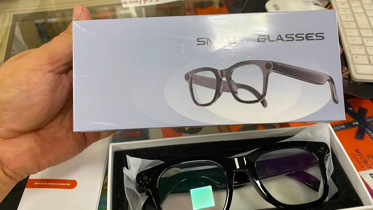 Óculos Inteligente Smart Glasses Com Câmera - Foto 2
