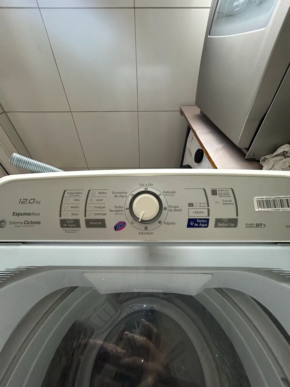 Lavadora Panasonic 12kg. Em Ótimo estado - Foto 4