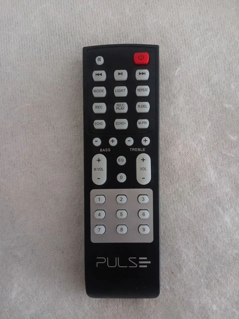 controle remoto para a caixa de som Pulsebox SP500. 