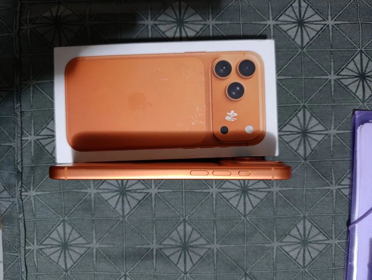 iPhone 17 Pro Max 256gb laranja cósmico - Foto 3