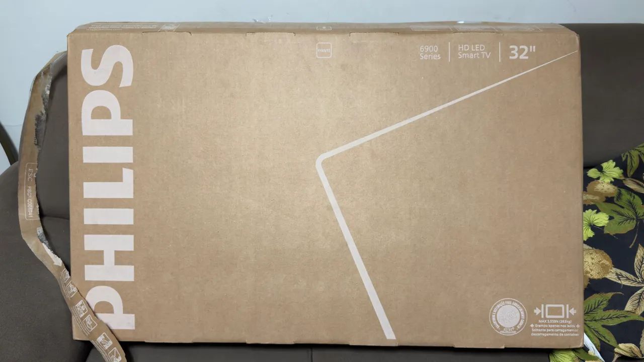 TV 32 polegadas, nova na caixa acompanha todos os acessórios. - Foto 2