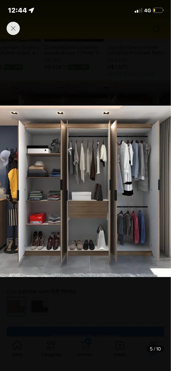 Guarda Roupa Casal Novo
