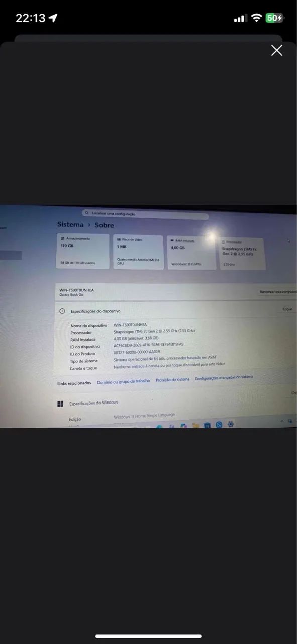 Notebook Samsung  - Foto 2