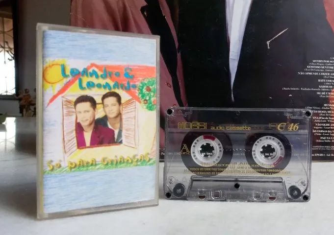 lp vinil + fita k7 - Leandro e Leonardo 1991 - Foto 5