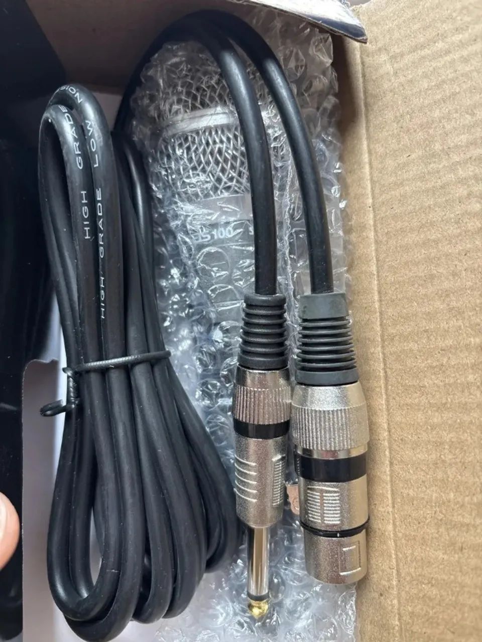 Microfone Com Fio Chaveado Cardioide Santo Angelo Sas 100 - Foto 3