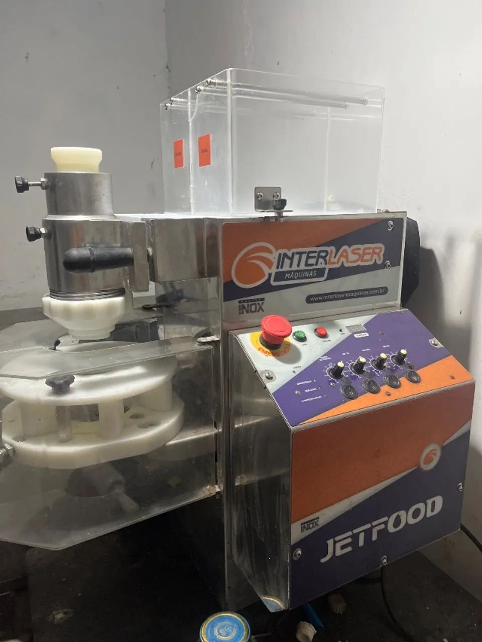 Máquina de salgados top de inox modelo limitado 