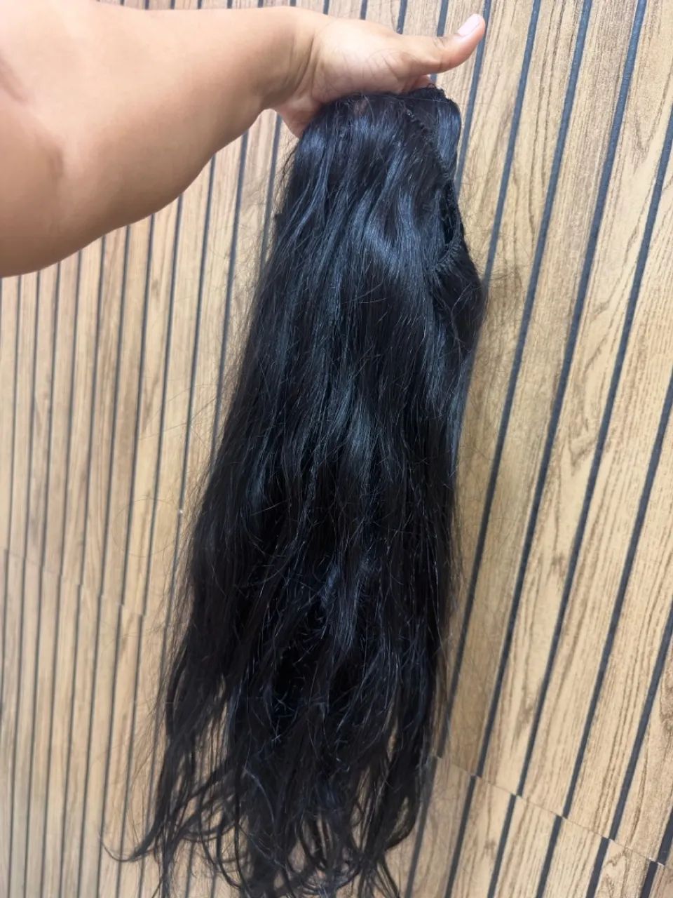 Vendo cabelo humano 65 cm 210 gramas, cabelo virgem