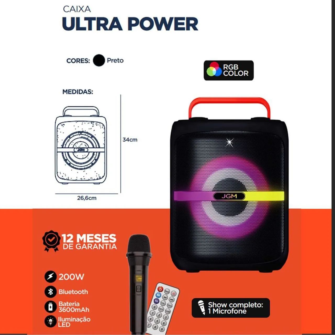 CAIXA SOM - ULTRA POWER