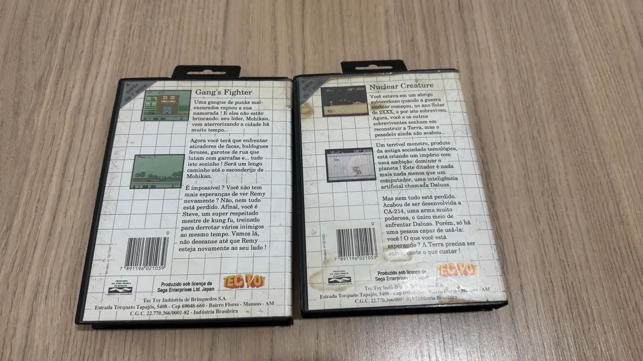 Caixa de jogos de master system  - Foto 2