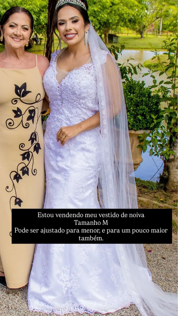 Vestido de noiva M  - Foto 5