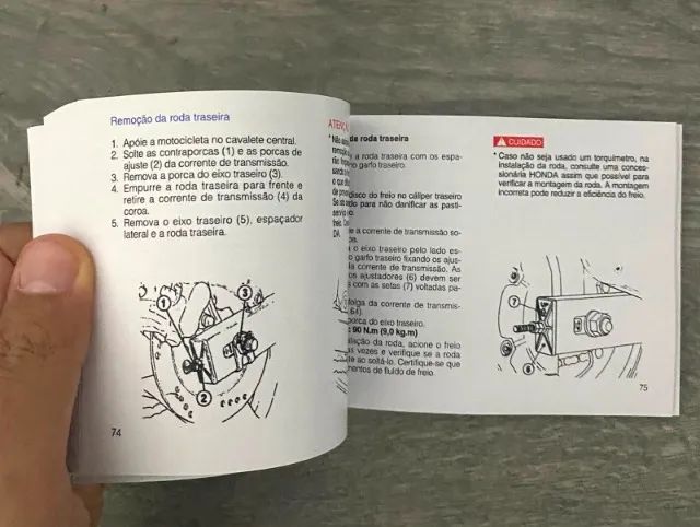 Manual do Proprietario CBR 450 SR - Foto 3