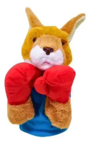 Canguru Boxeador de Pelúcia a Pilha
