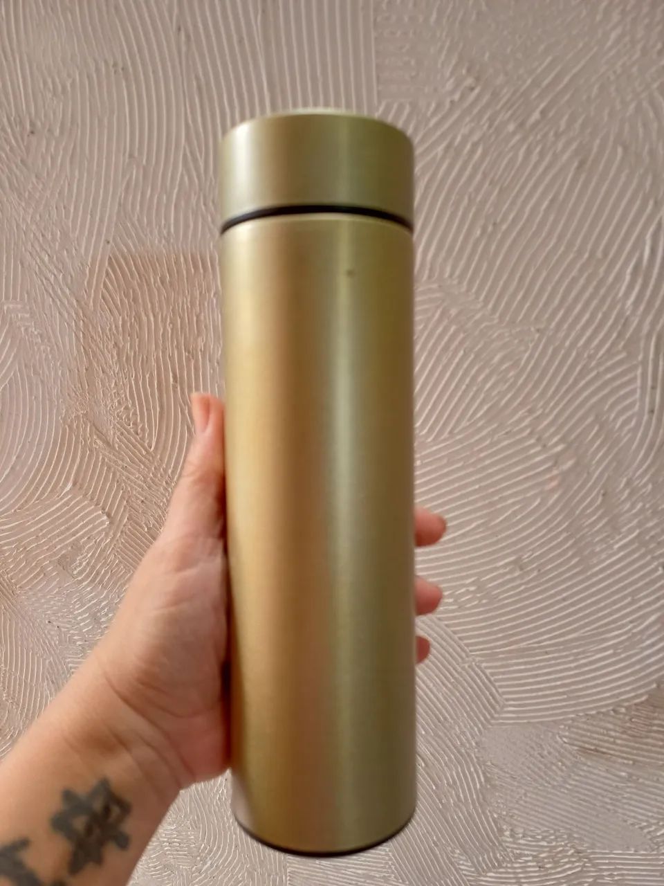 Garrafa térmica com led