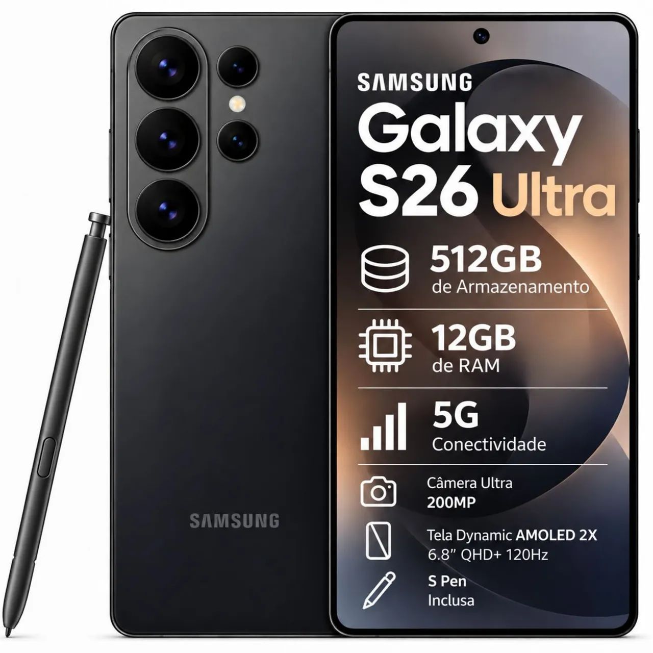 Celular Galaxy S26 Ultra 512GB
